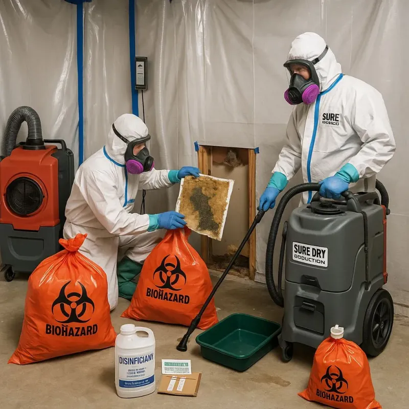 Contaminated Water Handling Protocols process in Jennings County, IN